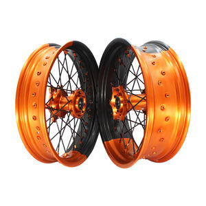 EXC-Juego de llantas para supermoto, <span class=keywords><strong>llanta</strong></span> de cubo para KTM, 125, 200, 250, <span class=keywords><strong>300</strong></span>, 350, <span class=keywords><strong>17</strong></span> pulgadas, 1 Juego - Product Image 5