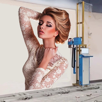 Impresora de Pared Industrial 5D, Máquina de Impresión UV para Paredes, Máquina Portátil para Pintar Paredes y Hacer Grafitis, Impresión en Vidrio, Tableros y Metal