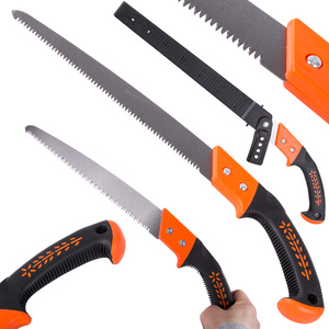 Garden <b>Saw</b> For Pruning 18 In Foldable Steel Blade With Comfort Grip Handle Outdoor Use - Product Image 2
