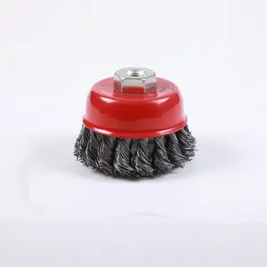 Ensemble de brosses pour roues et gobelets, 10 pièces, brosse à fil Abrasive, nettoyage à fil rond, brosse à roue en acier