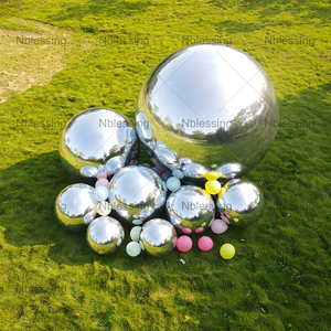Evento personalizado Escena de la boda Decoración <span class=keywords><strong>Disco</strong></span> con Metal brillante Globo de espejo inflable Bola de espejo inflable - Product Image 2