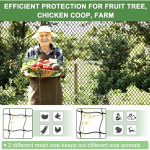 Black Nylon Multifilament Bird Blocking <b>Net</b> For Agricultural Planting And Airport Protection - Product Image 3