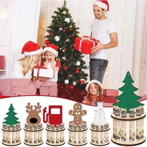<b>Christmas</b> Money Rack <b>Tree</b> Reindeer Gingerbread Snowman Decorations For Holiday <b>Table</b> Display Reusable Party Ornament - Product Image 2