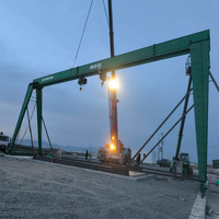 Grue à portique monopoutre électrique SEVENCRANE 25 tonnes A4 pour chantier de construction