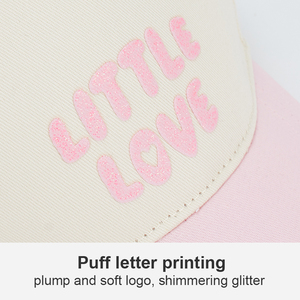 หมวกเบสบอลเด็กพิมพ์ลายโลโก้ 5 ช่อง ผ้าฝ้าย แฟชั่นฤดูใบไม้ผลิ/ฤดูร้อน หมวกกีฬา ป้องกันแสงแดด สำหรับเด็กผู้หญิง - Product Image 3