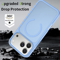 Coques arrière magnétiques givrées pour iPhone 18 Pro 17, étuis translucides mats effet peau pour iPhone 18 17 Pro Max