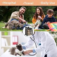 Sac à dos pour animaux de compagnie, sac à dos extensible pour chat, transporteur d'animaux approuvé par les compagnies aériennes, avec tapis confortable, maille respirante