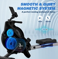 Équipement de Fitness à usage domestique Commercial, Machine d'exercice Cardio populaire, rameur magnétique
