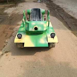 Tank électrique pour enfants, 1 place, en métal, pour aire de jeux extérieure - Product Image 2