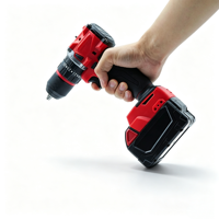 Kit de Herramientas Eléctricas Inalámbricas Profesionales de 18V, Juego de Herramientas Múltiples para Construcción, Carpintería y Mantenimiento