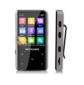 เครื่องเล่น MP3 หน้าจอสัมผัสเต็มจอ ดีไซน์ขอบบาง รองรับเพลงแบบไม่สูญเสียคุณภาพ เหมาะสำหรับออกกำลังกาย ตัวเครื่องโลหะ ใช้ได้กับการ์ด TF เป็นของขวัญได้ - Product Image 5