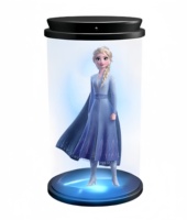 Nouveau Mini HoloBox Hologramme Effet 3D Vitrine Tube Holographique Affichage Holographique Portable 5 Pouces
