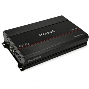 Amplificateur de <span class=keywords><strong>voiture</strong></span> 4 canaux haute performance PS804EX <span class=keywords><strong>1000</strong></span> <span class=keywords><strong>Watts</strong></span> Classe AB Stéréo pleine gamme Puissance audio 80W x 4 RMS 4 Ohms avec crossovers - Product Image 3