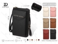 Borsa a tracolla per telefono in pelle PU con cinturino per donna - Product Image 1