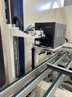 Centro de Corte, Perforación y Fresado CNC para Perfiles de Aluminio, Sierra de Diamante de 500 mm y 45 Grados para Máquina de Corte CNC de Aluminio