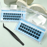 Cils à presser personnalisés pour un style unique, effet œil de chat, volumineux, application à domicile, look de cils sur mesure, vente en gros OEM, Royaume-Uni, France, Italie, Europe