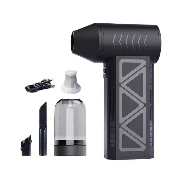 Portable Handheld Vacuum Cleaner High Speed Powerful Mini Blower Cordless Turbo Fan 130000RPM Compressed Air Duster