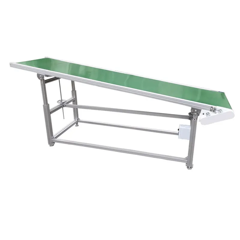 Malla de alambre retráctil de aluminio transportador de alimentos cinturones de mesa de comedor embalaje equipo de 20 mm para chatarra de metal Sardinas