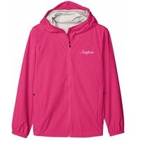 Chaquetas de mujer de diseño personalizado, chaqueta de lluvia impermeable transpirable para exteriores, ropa de lluvia cortavientos tejida, ropa de mujer