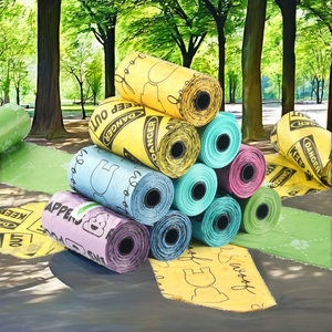 Biodegradable Eco-Friendly Thickened Plastic Dog <b>Poop</b> <b>Bags</b> with Original Fragrance - Product Image 2