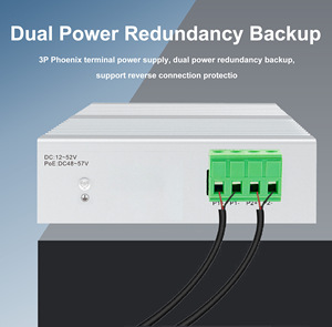 Tổng số 2-Port Máy tính để bàn công nghiệp Adapter ChuyểN ĐổI 1 SFP 1 PoE cổng 1000M công suất RJ45 giao diện điều khiển cổng Ethernet 100m - Product Image 4