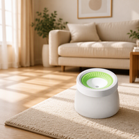 Gamelle pour animaux domestiques (chats et chiens) d'intérieur, anti-poussière, antibactérienne, facile à nettoyer, avec volume d'eau réglable (600 ml et 1200 ml), ne mouillant pas la bouche – Vente en gros