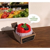 Ornements de voiture créatifs aux couleurs de fruits et légumes, parfum poivron, crème aromathérapie, désodorisant solide, parfum durable