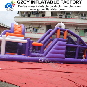 Venta caliente carrera de obstáculos inflable para adultos equipo de patio interior - Product Image 4