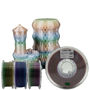 Filament PLA arc-en-ciel scintillant Creat3D 1,75 mm 1 kg/bobine, écologique, transparent, avec paillettes, pour imprimante 3D - Product Image 2