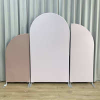 Standing backdrop bunga mawar untuk pernikahan ukuran custom 3x6ft dan 4x7ft, 3 pcs, dekorasi panggung pesta Valentine, dinding bunga untuk luar ruangan