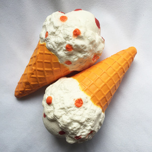 Cornet de glace à rebond lent, imitation alimentaire, souple et compressible - Product Image 2