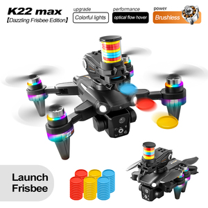 Dron K22 <span class=keywords><strong>MAX</strong></span> 8K con Lanzador de Bombas de Agua, Cámara Dual, Motor sin Escobillas, Luces de Colores, Multivelocidad, Quadcopter RC - Product Image 1