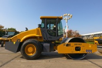 Compacteur vibrant articulé 16 tonnes XS163 à tambour en acier lisse pour le compactage des terrasses et des fondations