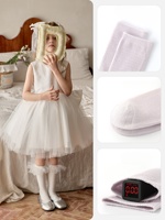 Nouveau design Chaussettes de printemps pour enfants Chaussettes mi-mollet en dentelle pour filles Chaussettes de style princesse pour bébés filles
