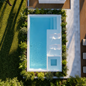 Precios Perfectos, Calidad Inigualable, Piscina de Fibra de Vidrio Enterrada Nueva, Piscina Spa, Piscina Exterior - Product Image 2