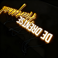 Letrero Comercial Exterior Personalizable, Iluminado, con Letras de Canal LED Frontales Blancas, Logotipo