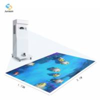 Nouveauté : Jeu interactif de projection murale et au sol en hologramme 3D, équipement de projecteur interactif pour aire de jeux extérieure pour enfants