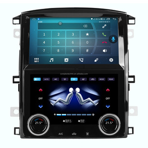 10.1" Car Video Stereo And 10.1" AC Control Dual Screen CarPlay Head Unit For Toyota Land Cruiser LC100 2003-2007 - Product Image 3