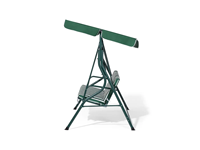 Balançoire de jardin 3 places de luxe moderne pour adultes, chaises d'extérieur, patio, plage, hamac en métal, chaise balançoire avec auvent