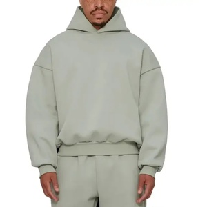 Supplier Running Wear High Quality Custom Oversized Hoodie Training Wear Essential Hoodie Cotton <b>Pullover</b> <b>Men</b> Blank Hoodies - Product Image 2