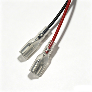 Rangkaian Kabel Fuse Holder 2 Pin Custom UL1007 18AWG dengan Konektor JST, Terminal Spade Piggyback, dan Kabel Daya Otomatis - Product Image 2