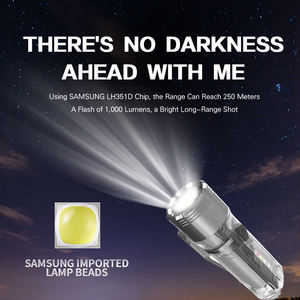 Светодиодный фонарь GT13 T6 для селфи, 1000 люмен, мощный, перезаряжаемый, водонепроницаемый, с синим и УФ-светом, для кемпинга и экстренных ситуаций - Product Image 4