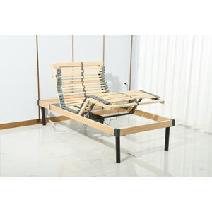 Konfurt Support <span class=keywords><strong>en</strong></span> <span class=keywords><strong>bois</strong></span> à lamelles Cadre <span class=keywords><strong>de</strong></span> <span class=keywords><strong>lit</strong></span> réglable avec <span class=keywords><strong>tête</strong></span> à distance et commande au pied - Product Image 4