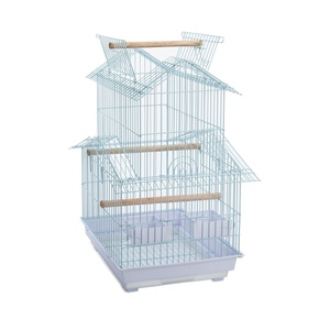 Factory Direct Sales Canary Parrot Imported Metal <strong>Decorative</strong> Villa Type Four-color Medium <strong>Birdcage</strong> Model A5004 - Product Image 5