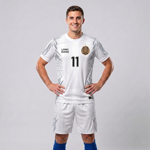 Kit Calcio Personalizzabili Direttamente dalla Fabbrica, Maglie a Maniche Corte, Taglie Grandi, Tute Sportive da <span class=keywords><strong>Uomo</strong></span>, Set Uniformi da Calcio Personalizzate - Product Image 3