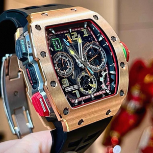 Reloj Cronógrafo Mecánico de Alta Gama para Hombre RM65-01, con Alarma, Caja de Fibra de Carbono, Esfera de 40 mm, Resistencia al Agua de 100 m - Product Image 3