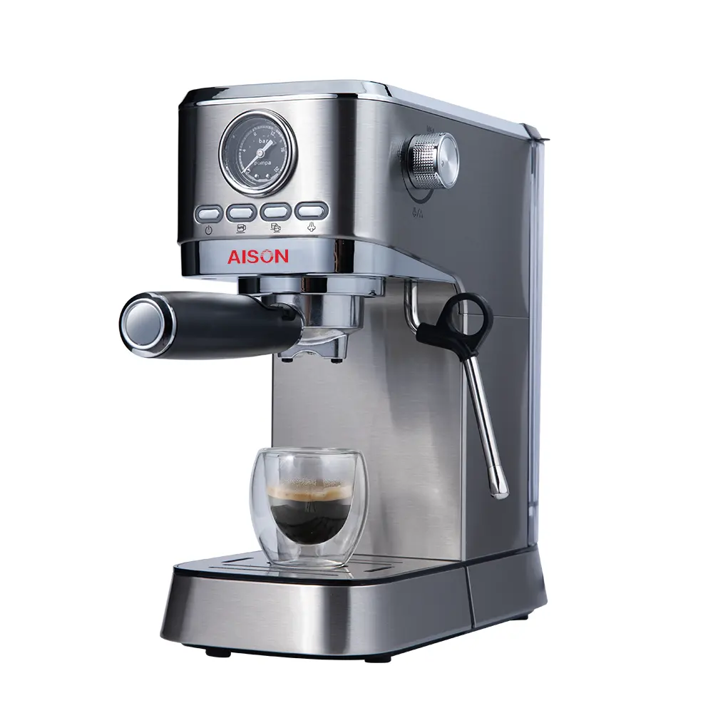温度計付き高品質ODM/OEMエスプレッソコーヒーマシン15または20バーエスプレッソコーヒーメーカー