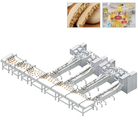 Projet personnalisé flux d'oreiller Croissant pain beignet ligne de traitement d'alimentation automatique ligne d'emballage alimentaire