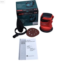 Machine à poncer circulaire électrique rechargeable au lithium-ion de qualité industrielle 100W 20V pour le travail du bois, polissage 500-2300 tr/min
