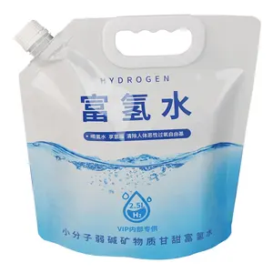 Sacchetti d'acqua da 3 litri senza BPA kangen 5 litri 10L sacchetti d'acqua pieghevoli portatili con beccuccio e manico e tappo